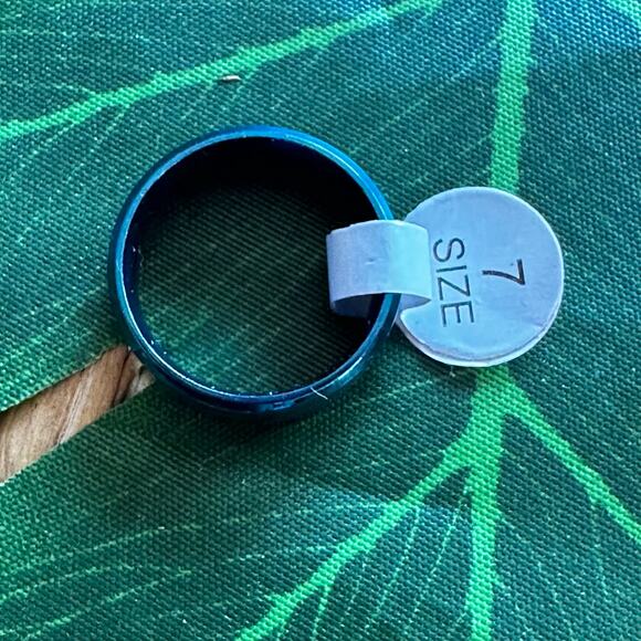 BOGO FREE New size 7 unisex Superman blue steel ring - Picture 3 of 6